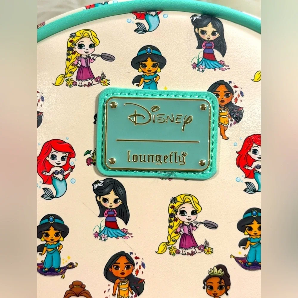 Loungefly Disney Princess Young AOP Backpack NEW